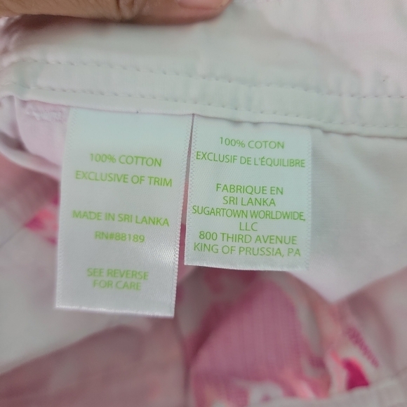 Lilly Pulitzer The Liana Short Magenta Tons Of Fun Barbiecore Sz 2 - Picture 10 of 12